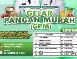 Hari Ini! Pemkab Dharmasraya Gelar Pasar Murah di Kantor Walinagari Sungai Kambut