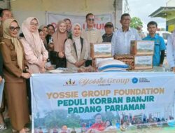 Yossie Group Foundation Salurkan Bantuan Banjir untuk Warga Padang Pariaman