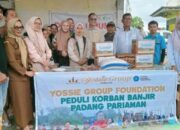Yossie Group Foundation Salurkan Bantuan Banjir untuk Warga Padang Pariaman
