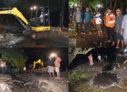 Pemko Pariaman Kerahkan Alat Berat, Genangan Air di Lohong Mulai Surut