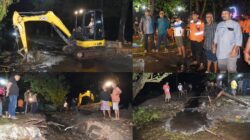 Pemko Pariaman Kerahkan Alat Berat, Genangan Air di Lohong Mulai Surut