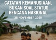 Banjir Bandang Sumatera: Catatan Kemanusiaan, Bukan Soal Status Bencana Nasional