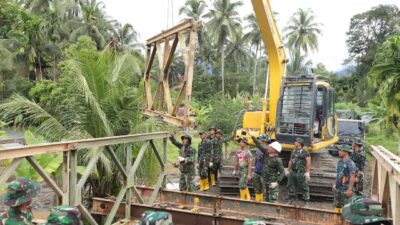Pemasangan Jembatan Bailey Padang Mantuang Dipercepat untuk Pulihkan Akses Warga Padang Pariaman