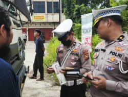 Jelang Nataru 2025, Ditlantas Polda Riau Gaspol Tertibkan Angkutan Barang