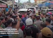 TNI Bubarkan Pengibaran Bendera Bulan Bintang di Lhokseumawe, Provokator Bersenjata Ditangkap