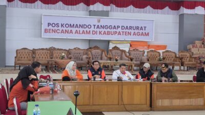 Pemprov Sumbar Gelar Rakor Penyediaan Huntara untuk Korban Bencana di Zona Merah