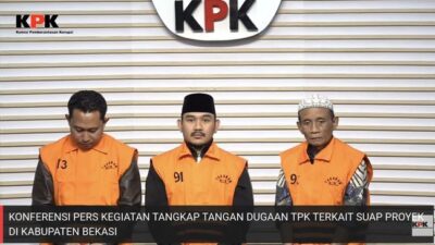 KPK Tetapkan Bupati Bekasi dan Ayahnya Tersangka Ijon Proyek Rp9,5 Miliar