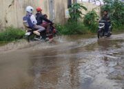 Jalan Senopati Raya Bandar Lampung Kembali Banjir, Janji Pemkot Tak Kunjung Terwujud