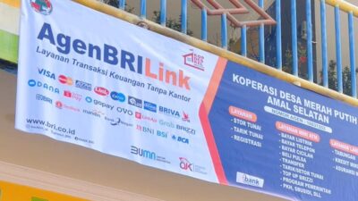 Perkuat Ekonomi Nagari, Koperasi Desa Merah Putih Amal Selatan Buka Gerai BRILink