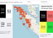 Update Banjir Sumatra 5 Januari 2026: 1.177 Meninggal, Banjir Susulan Ancam Maninjau Sumbar