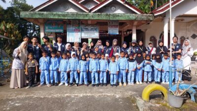 KKN Universitas Andalas Meriahkan Senam Pagi Bersama Anak TK Rizky Bunda di Korong Koto Kaciak Kabupaten Padang Pariaman
