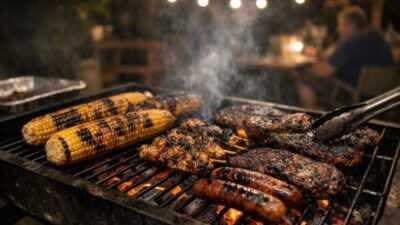 Bara Api dan Harapan Baru: Tradisi Bakar Jagung di Malam Pergantian Tahun