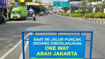 Arus Balik Libur Nataru: Polres Bogor Berlakukan One Way di Jalur Puncak Arah Jakarta