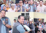 109 Pedagang Pasar di Kota Pariaman Terima Bantuan Sembako dari Pemko