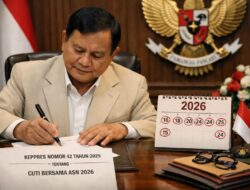Presiden Prabowo Tetapkan Cuti Bersama ASN 2026, Ini Daftar Lengkap Tanggalnya