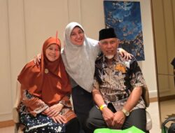 Momen Haru dr. Diniy Miftahul Muthmainnah Bertiga dengan Mahyeldi, Perjalanan 3 Hari yang Penuh Makna