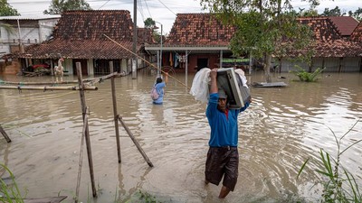 Banjir Terjang 34 Desa di Grobogan Jawa Tengah, Ribuan KK Terdampak Luapan Sungai