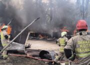 Gudang Solar Ilegal di Pekanbaru Terbakar, Tujuh Unit Damkar Dikerahkan
