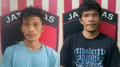 Polres Tapteng Tangkap Pencuri Rumah Korban Banjir di Sipange, Dua Pelaku Gasak HP dan Laptop