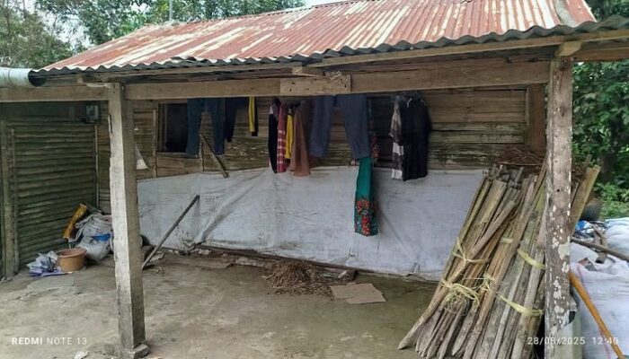 Kisah Haru di Tanah Datar, Wagub Sumbar Temui Keluarga Tinggal di Rumah Bambu 12 Tahun