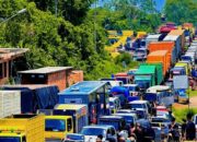 Macet Parah Lintas Timur Sumatera di Betung Lumpuhkan Jadwal Bus AKAP Sumbar–Jawa
