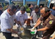 BNNP Sumbar Musnahkan 11,9 Kg Sabu, Dikendalikan Napi Lapas Porong