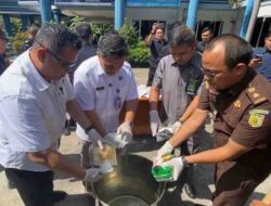 BNNP Sumbar Musnahkan 11,9 Kg Sabu, Dikendalikan Napi Lapas Porong