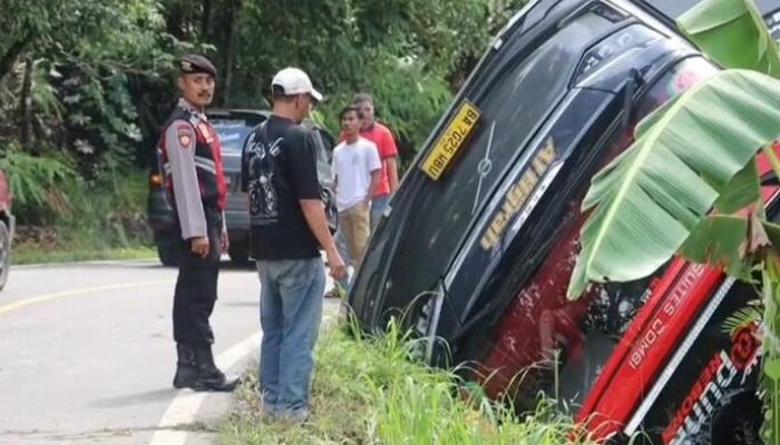 Bus PO Al-Hijrah Masuk Jurang di Lahat, 1 Penumpang Meninggal Dunia
