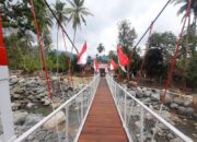 Jembatan Gantung Merah Putih di Kuranji Padang Diresmikan Prabowo, Anak Kampung Guo Kini Mudah ke Sekolah