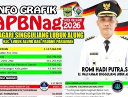 APB Nagari Singguliang 2026 Dipublikasikan, Anggaran Rp1,33 Miliar Fokus pada Pemerintahan dan Pemberdayaan