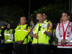 Kakorlantas Polri Tinjau Pos Terpadu KM 57, 28 Persen Kendaraan Pemudik Sudah Tinggalkan Jakarta