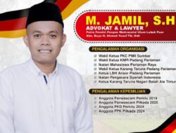 Muhammad Jamil SH Siap Maju di Pilwana 2026, Ingin Bangun Nagari Balah Aie Timur Lebih Transparan