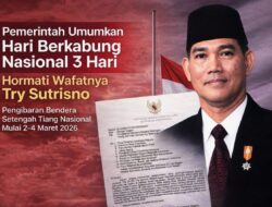 Pemerintah Tetapkan Hari Berkabung Nasional 2–4 Maret 2026, Bendera Setengah Tiang untuk Try Sutrisno