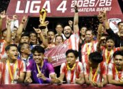 PSP Padang Juara Liga 4 Sumbar 2026, Fadly Amran Siap Dukung ke Nasional