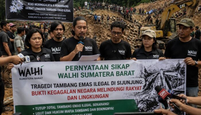 WALHI Sumbar Soroti Tragedi Tambang Ilegal Sijunjung, Sebut Negara Gagal Lindungi Rakyat