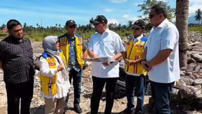 Andre Rosiade Tinjau Jembatan Anduring Padang Pariaman, DED Rampung Agustus 2026