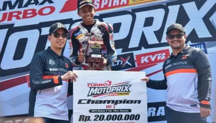 Final Round Pertamax Turbo MotoPrix Aspira Premio 2026 di Sirkuit Kandi Sawahlunto Sukses