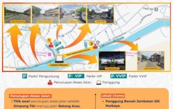 Simak Info Grafis Perubahan Jalur Lalulintas ke Lokasi Konser Xploria HJK Padang 