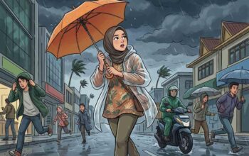 Hujan Lebat Mengintai Sumbar 11–13 September, 9 Daerah Berstatus Siaga